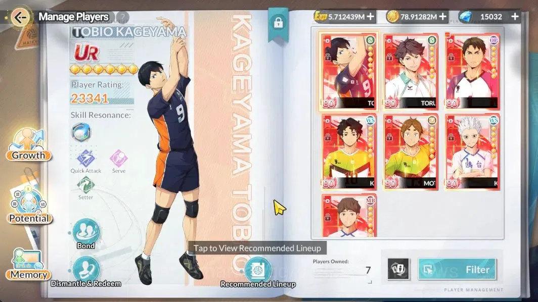 HAIKYU!! FLY HIGH Accounts SEA Lv60|15K DM|4SP [Toru,KurooR2,KEI,YU,Kenma,Hin image 2
