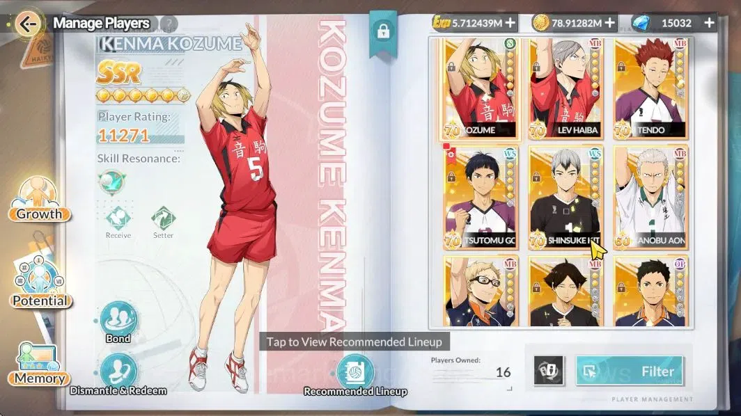 HAIKYU!! FLY HIGH Accounts SEA Lv60|15K DM|4SP [Toru,KurooR2,KEI,YU,Kenma,Hin image 3