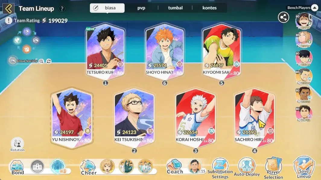 HAIKYU!! FLY HIGH Accounts SEA Lv60|15K DM|4SP [Toru,KurooR2,KEI,YU,Kenma,Hin image 4