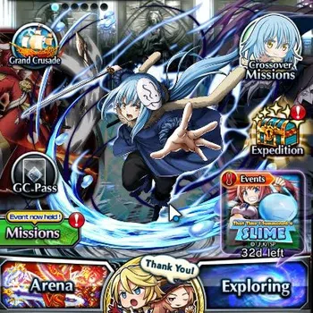 Grand Summoners Accounts End-Game Global|Rank 125|1 Sp Art|27 Asc+15