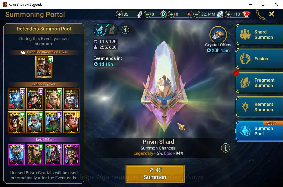 Raid: Shadow Legends Accounts Lv40 632K Power|22 Legendary(Alice,Ninja,Artax,Yum image 17
