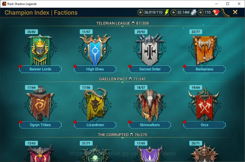 Raid: Shadow Legends Accounts Lv40 632K Power|22 Legendary(Alice,Ninja,Artax,Yum image 18