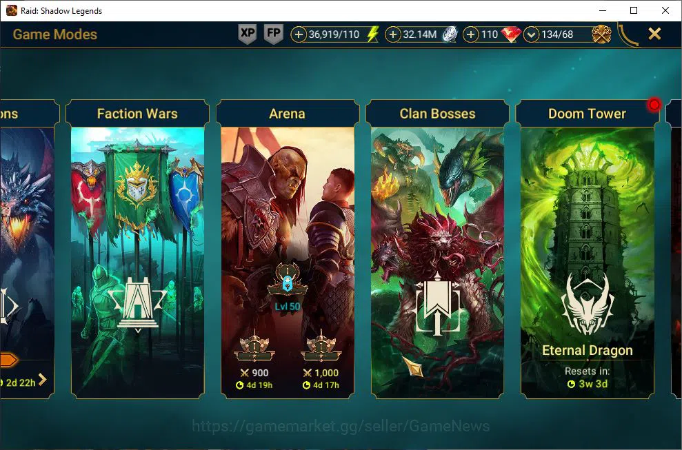 Raid: Shadow Legends Accounts Lv40 632K Power|22 Legendary(Alice,Ninja,Artax,Yum image 20