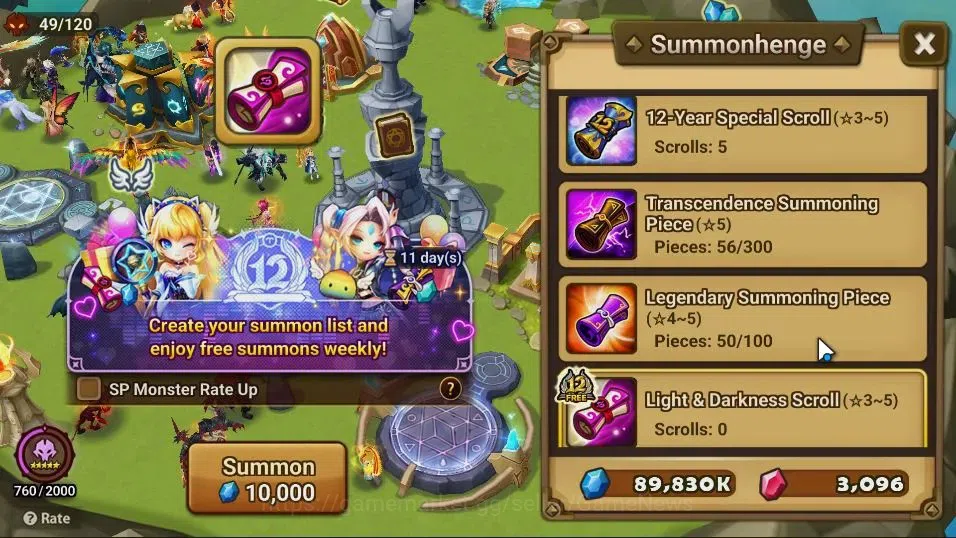 Summoners War: Sky Arena Accounts GLOBAL Lv89|2 LD[Ongyouki,Berghild]|25 Total NB5[O image 14