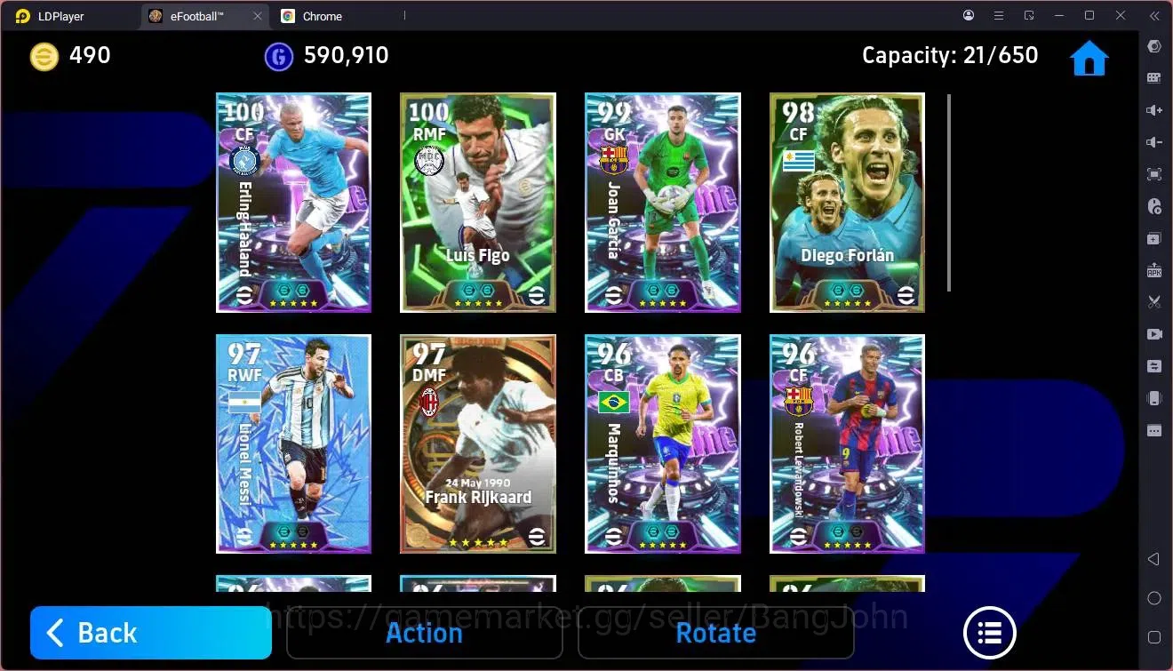 eFootball Accounts Mobile |PW 3170|Bigtime Rijkaard|Epic Figo,Forlan, image 5