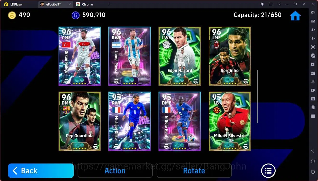 eFootball Accounts Mobile |PW 3170|Bigtime Rijkaard|Epic Figo,Forlan, image 6