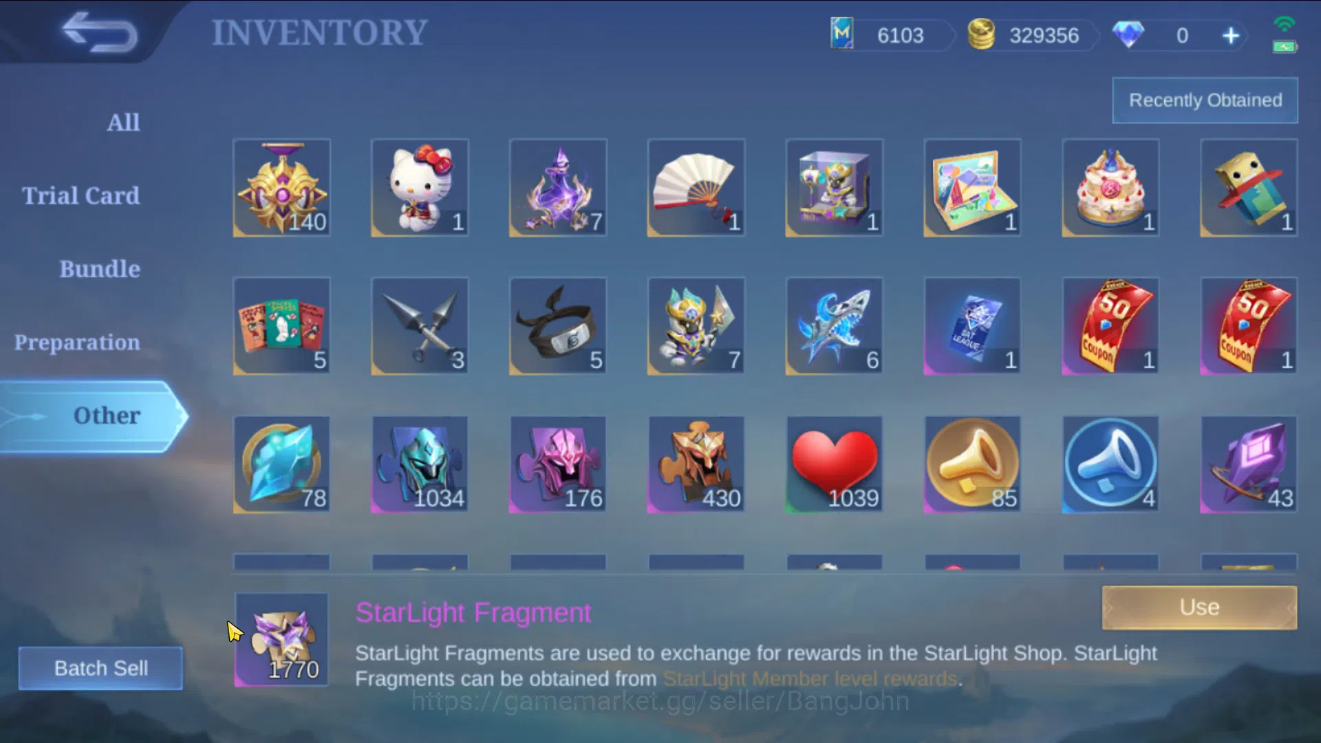 Mobile Legends: Bang Bang Accounts Hero 131|Skin 260|Prime Claude|Luckybox Roger Uran image 7
