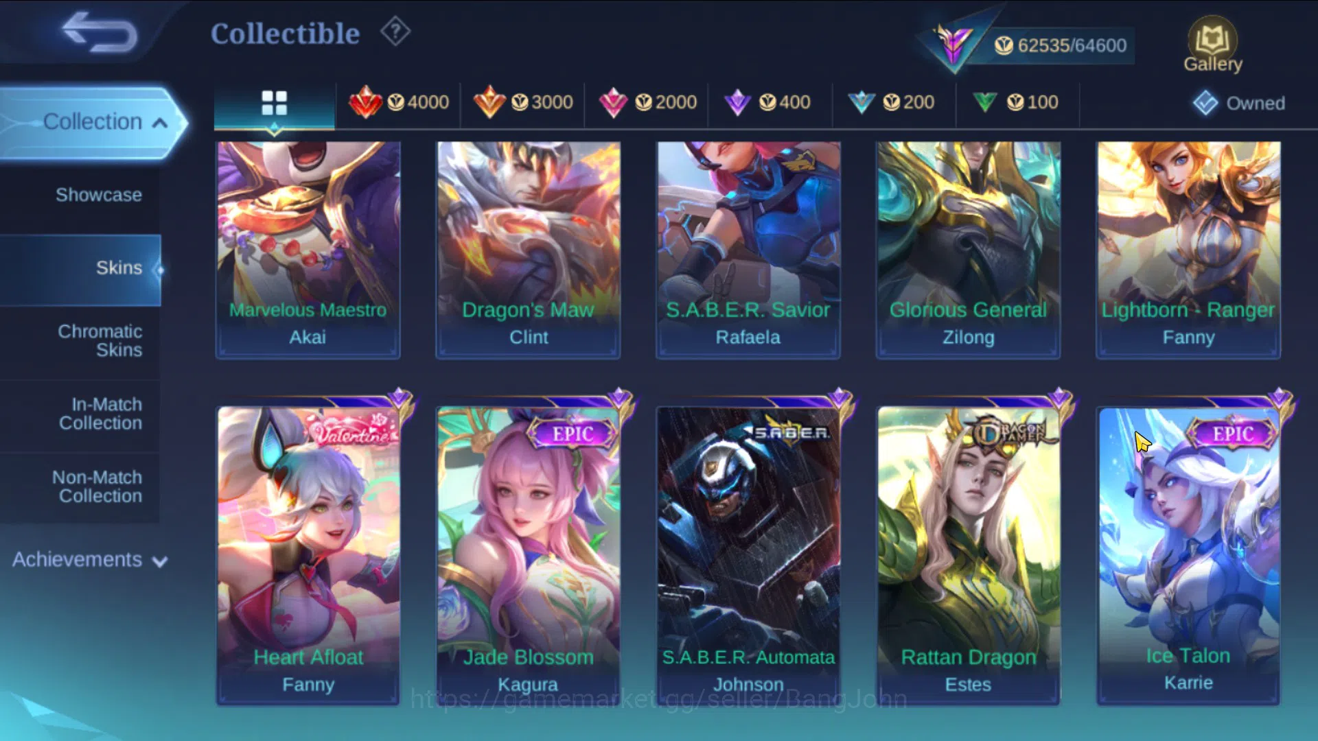 Mobile Legends: Bang Bang Accounts Hero 131|Skin 260|Prime Claude|Luckybox Roger Uran image 9