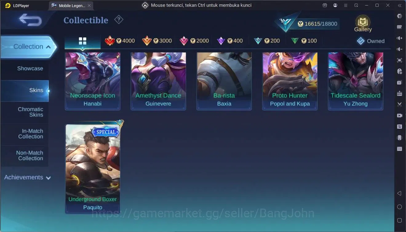 Mobile Legends: Bang Bang Accounts Global |Hero 52|Skin 93|Seasoned|Luckybox Karina|M image 12