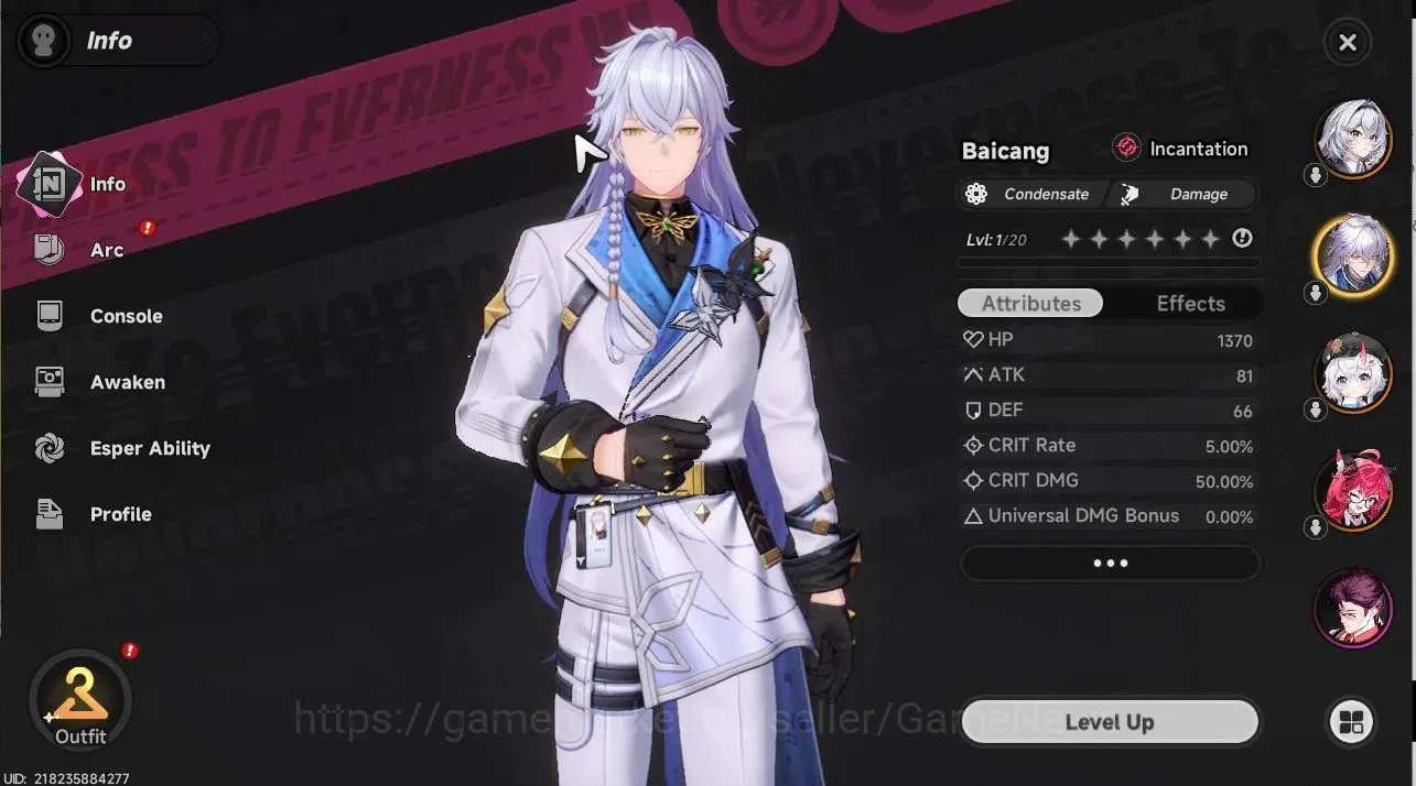 Neverness to Everness Accounts GLOBAL Southeast Asia|HL 5|6 SSR(Nanally,Baicang,S image 4