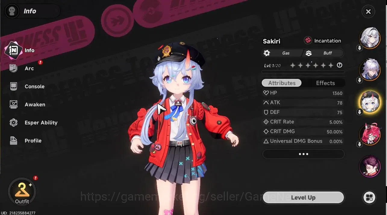 Neverness to Everness Accounts GLOBAL Southeast Asia|HL 5|6 SSR(Nanally,Baicang,S image 5