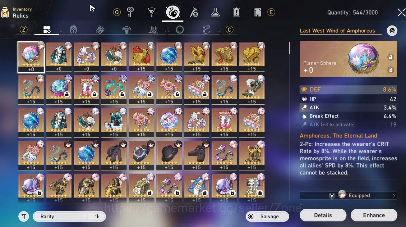 Honkai Star Rail Accounts ASIA|10 Lv80 5* Char: Silver Wolf, Sparkle, Yao Gu image 5