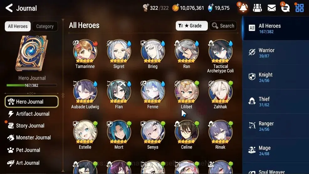 Epic Seven Accounts High-End GLOBAL UnVerif|11 ML(Rhiana&Lucie,Bellian,SC Taeyou.Etc)+PByBlis,Aby 8