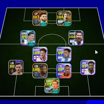 eFootball Accounts Legends & Iconic Players Android|Power 2966|Big Time K. Kvaratskhelia|Epic New (Edwin van der Sar