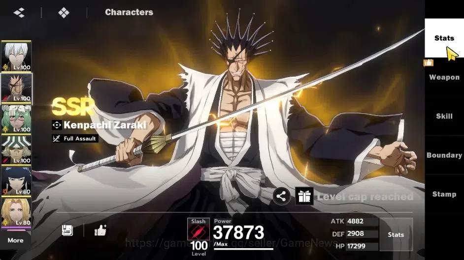BLEACH: Soul Resonance Accounts NuverseSEA|LV 71|10 SSR 10