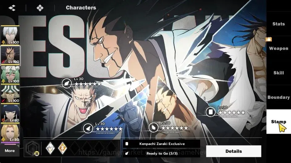 BLEACH: Soul Resonance Accounts NuverseSEA|LV 71|10 SSR 12