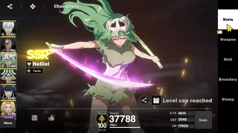 BLEACH: Soul Resonance Accounts NuverseSEA|LV 71|10 SSR 13