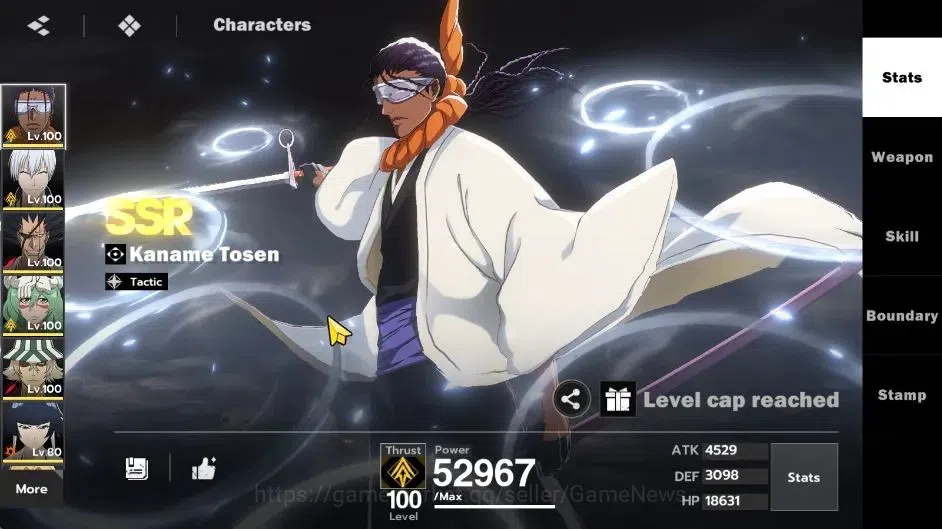 BLEACH: Soul Resonance Accounts NuverseSEA|LV 71|10 SSR 3