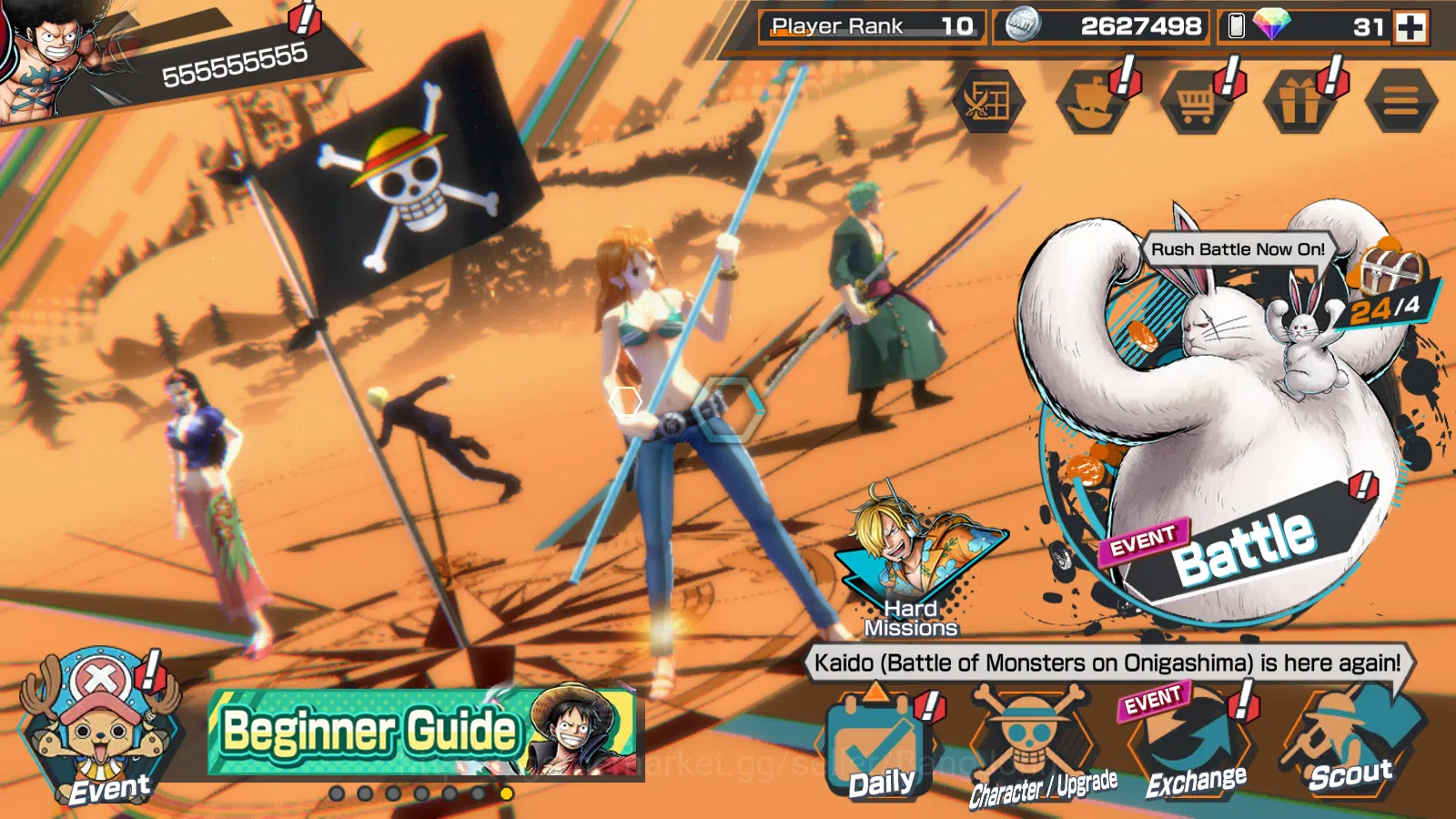 One Piece Bounty Rush Others GLOBAL | 3EX | 5elders Nusjuro,SK Borsalino,FR sha image 1