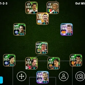 eFootball Accounts Legends & Iconic Players Mobile|PW 3204|New Lionel Messi BigT,Edgar Davids Epic,Lothar Matthaus Epic,Cafu