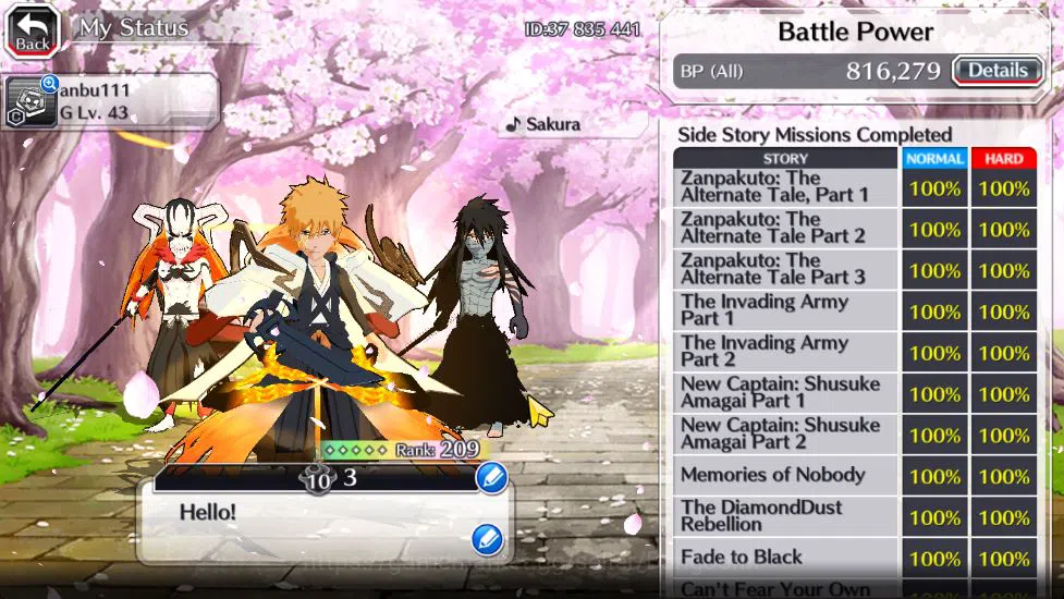 Bleach: Brave Souls Accounts [Global] 53K Orbs|Gisele,Candice TYBW26,Ichigo 10t image 17