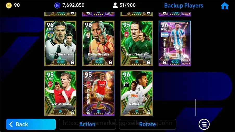 eFootball Accounts Mobile|PW 3258|Eden Hazard BigT,Lionel Messi BigT' image 10