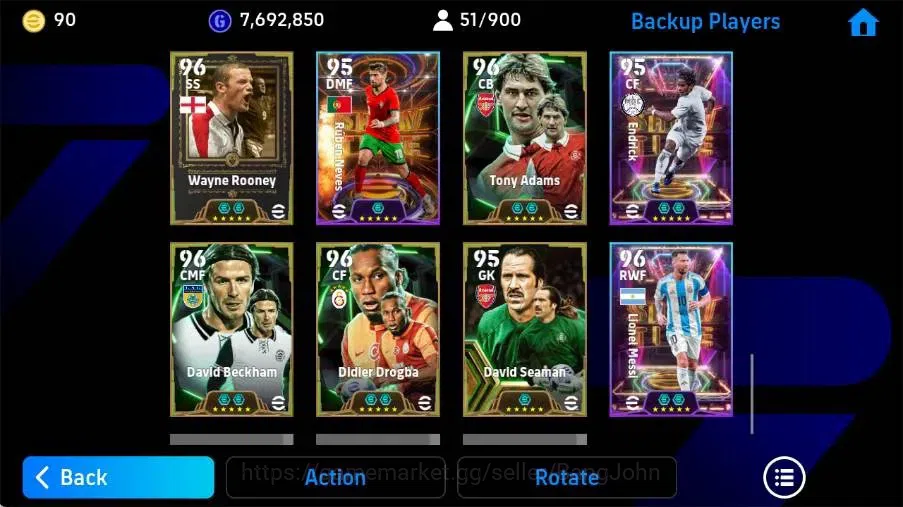 eFootball Accounts Mobile|PW 3258|Eden Hazard BigT,Lionel Messi BigT' image 9