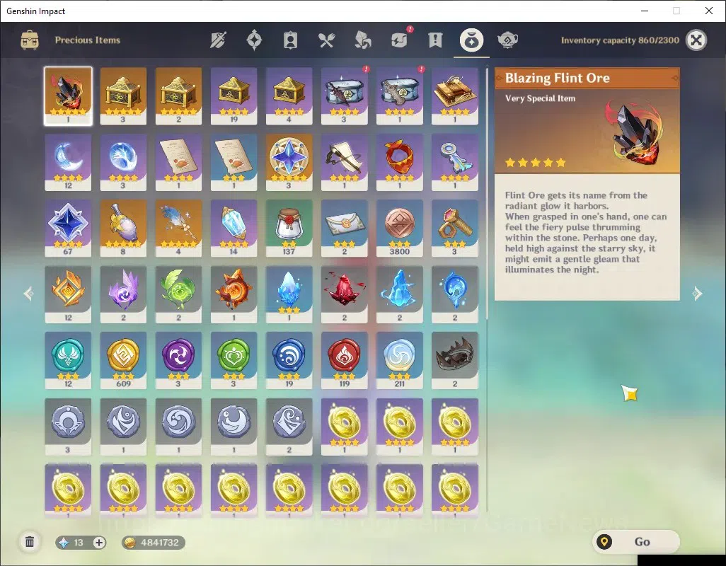 Genshin Impact Accounts ASIA|AR 56|Rate On|12 Limit+ 4 (*5Wep)|[NilouC1+Sk image 12