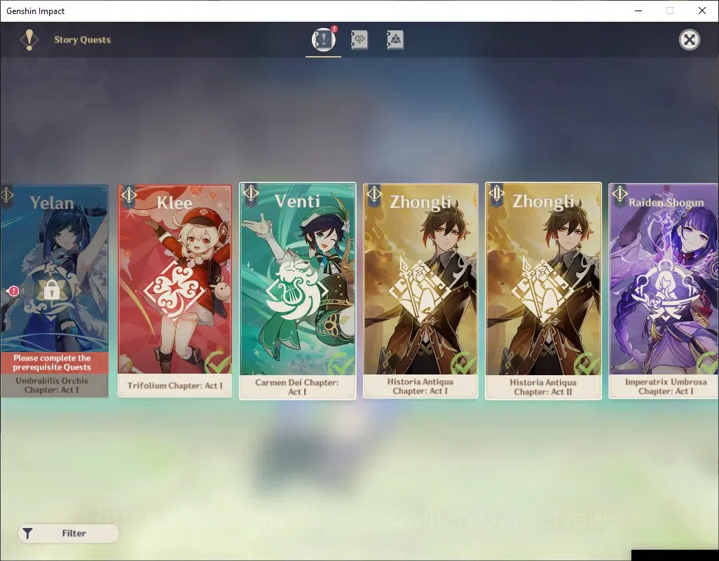 Genshin Impact Accounts ASIA|AR 56|Rate On|12 Limit+ 4 (*5Wep)|[NilouC1+Sk image 20