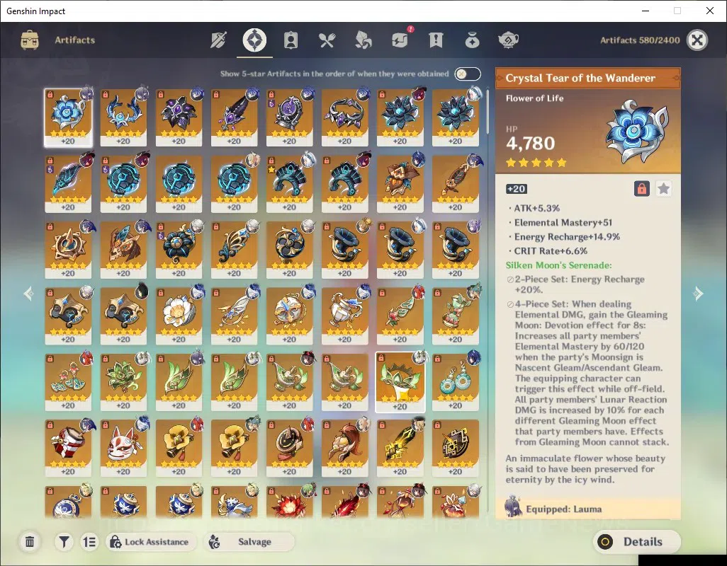 Genshin Impact Accounts ASIA|AR 56|Rate On|12 Limit+ 4 (*5Wep)|[NilouC1+Sk image 7