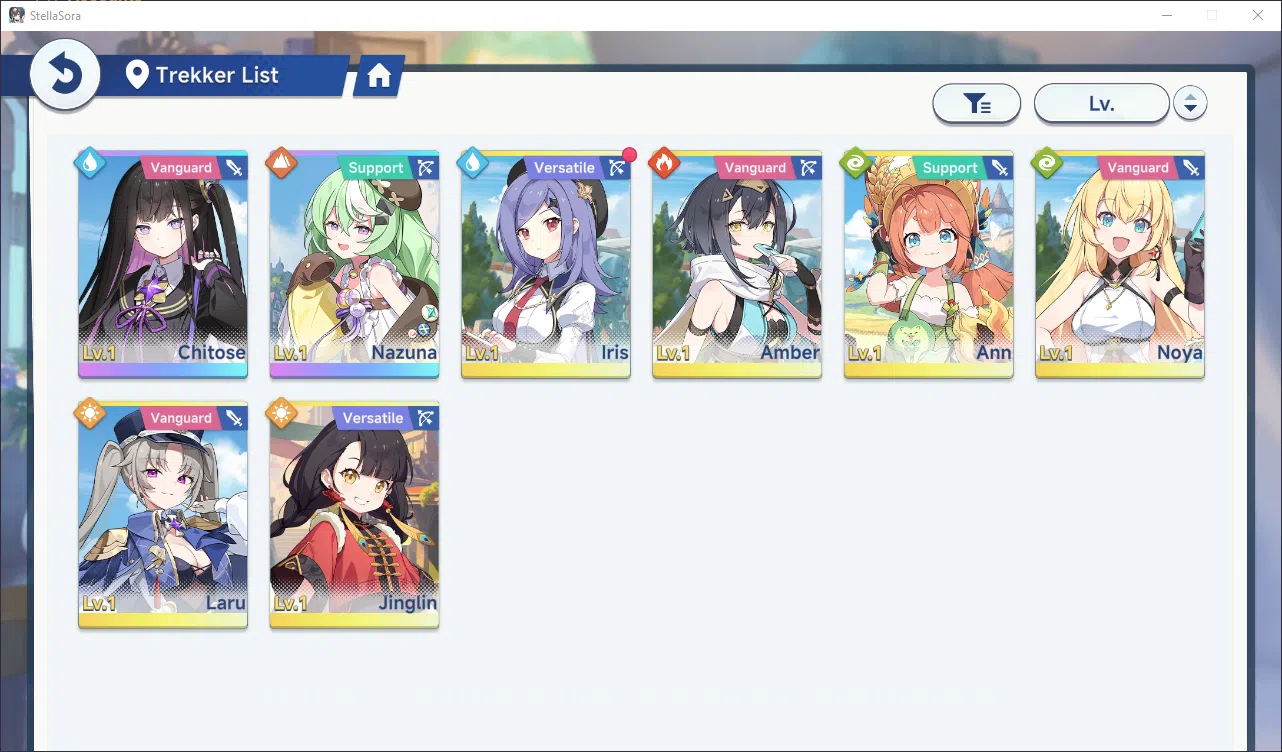 Stella Sora Accounts GLOBAL | Fresh Starter Chitose + Nazuna | 1260 Gold Disc + 10 Sprout Ticket | Log Yostar | Check SS