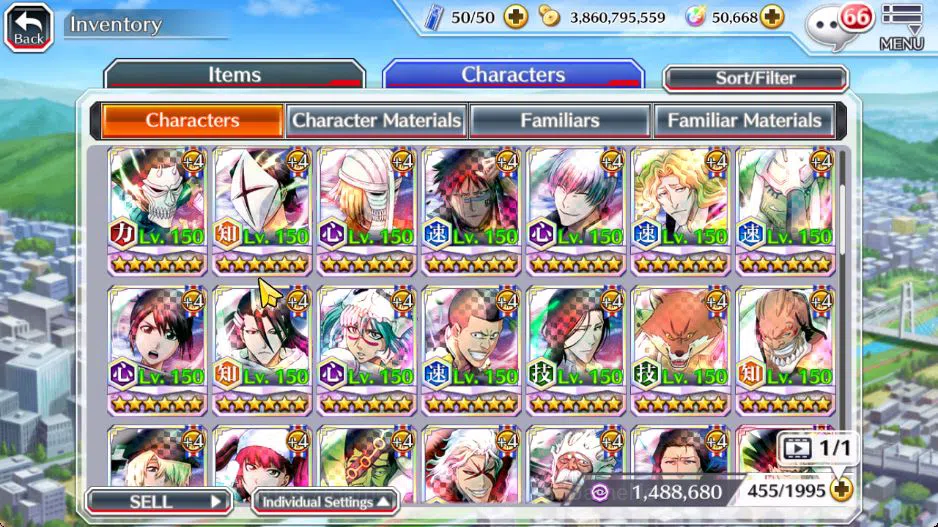 Bleach: Brave Souls Accounts Mid-Tier [GBL]50K Orb|10th Anniv(Rukia,Ichigo),Soul 11