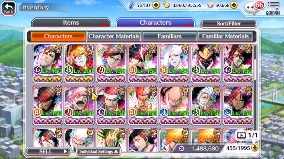 Bleach: Brave Souls Accounts Mid-Tier [GBL]50K Orb|10th Anniv(Rukia,Ichigo),Soul 12