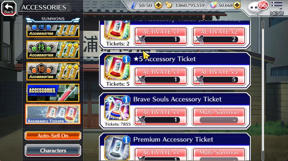 Bleach: Brave Souls Accounts Mid-Tier [GBL]50K Orb|10th Anniv(Rukia,Ichigo),Soul 18