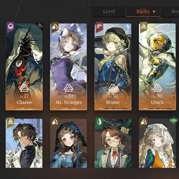 Reverse: 1999 Accounts Midgame GLOBAL|Lv 58|Team Dynamo|15 SSR 1 Limited| Rhiannon P5 |(Charon,Ms.Stranger)+Psychube,Brume