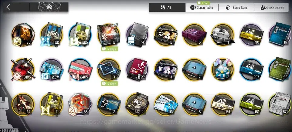 Arknights Accounts High-End Lv 64|169 OP 16 Skin|3K Oru|6 Limited|SATR P3,Sakiko Togawa,ETHA,Pepe,Dusk,Virtuosa Etc|Terminal 11