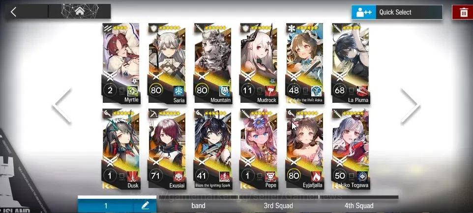 Arknights Accounts High-End Lv 64|169 OP 16 Skin|3K Oru|6 Limited|SATR P3,Sakiko Togawa,ETHA,Pepe,Dusk,Virtuosa Etc|Terminal 3