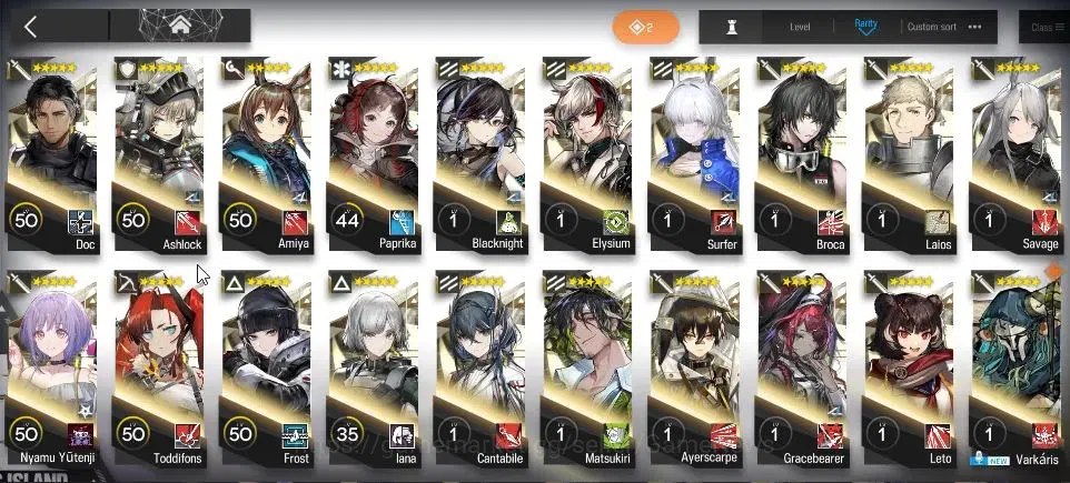 Arknights Accounts High-End Lv 64|169 OP 16 Skin|3K Oru|6 Limited|SATR P3,Sakiko Togawa,ETHA,Pepe,Dusk,Virtuosa Etc|Terminal 6