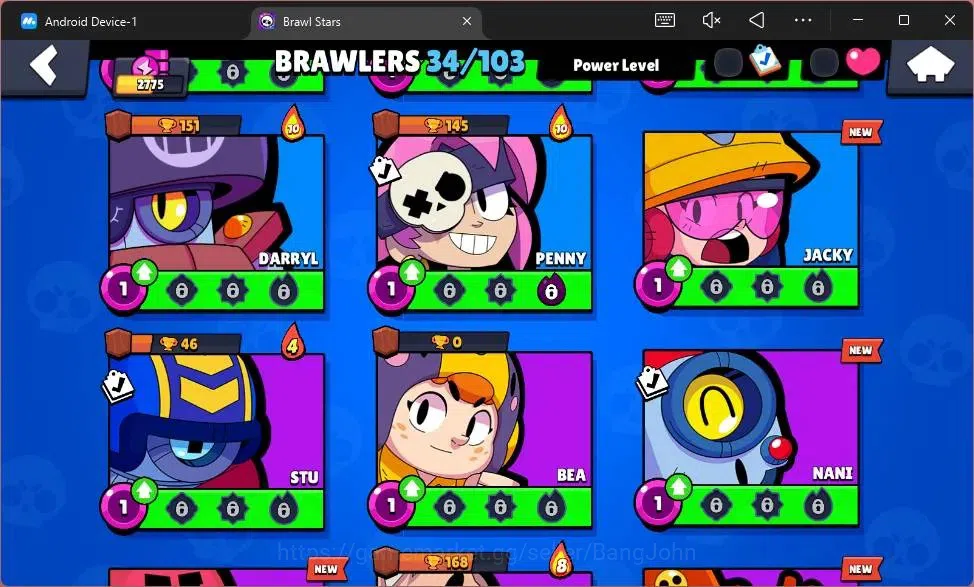 Brawl Stars Accounts Global |2775 Trophy|34 Brawler|4 Max Hypercharge|S image 8