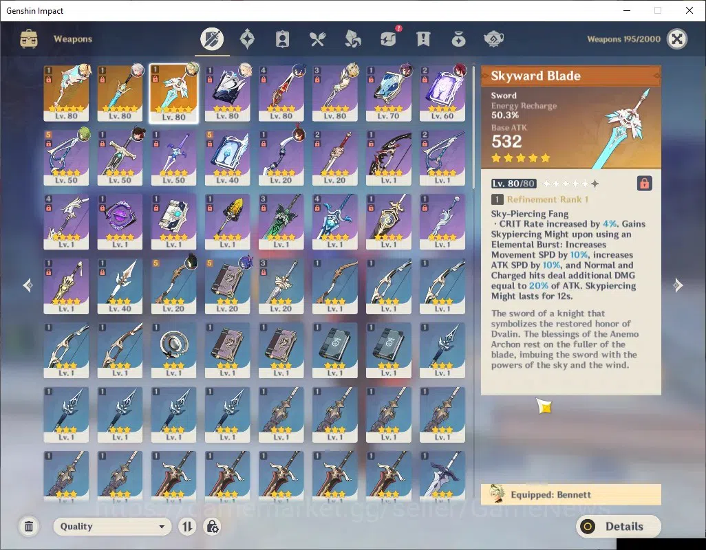 Genshin Impact Accounts ASIA|AR 52|3 Limited + 3 (*5Weapon)|KazuhaC1 + Sig image 10
