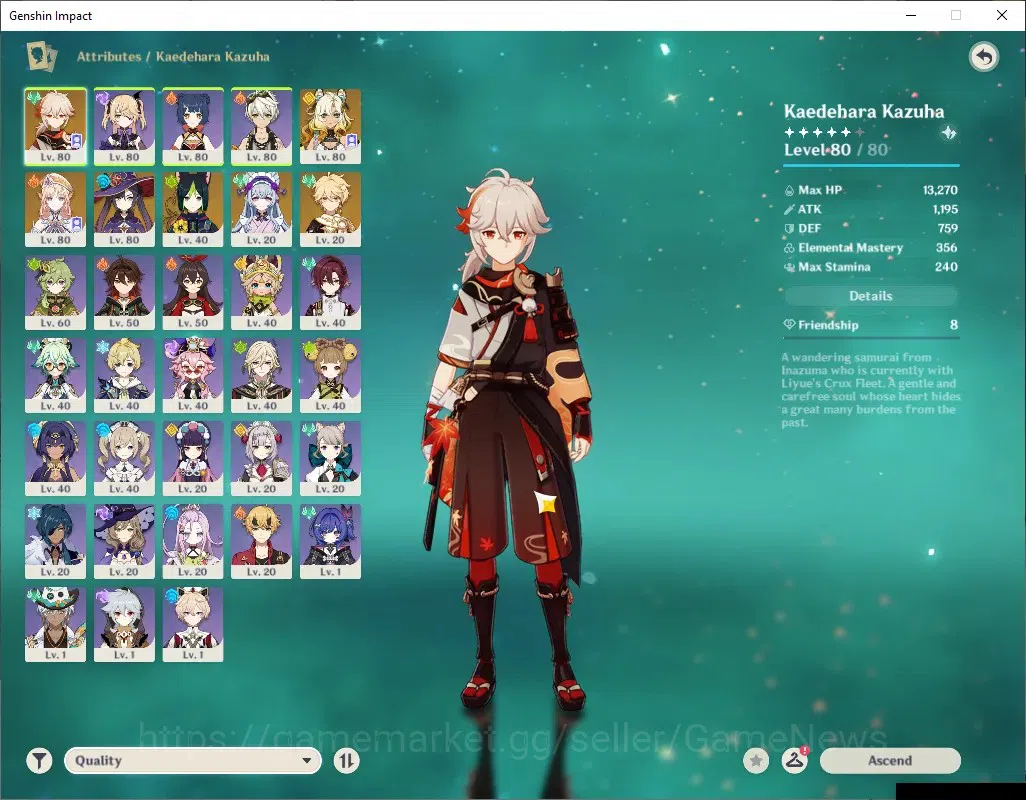 Genshin Impact Accounts ASIA|AR 52|3 Limited + 3 (*5Weapon)|KazuhaC1 + Sig image 3