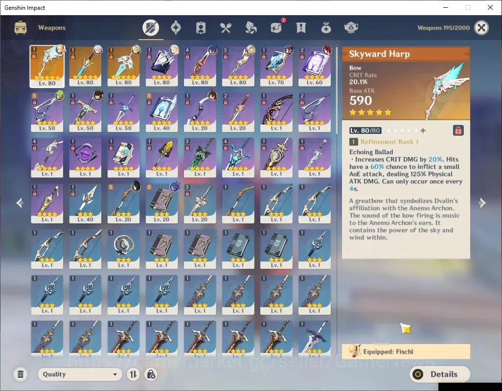Genshin Impact Accounts ASIA|AR 52|3 Limited + 3 (*5Weapon)|KazuhaC1 + Sig image 8