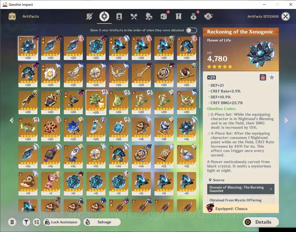 Genshin Impact Accounts ASIA|AR 56|6 Limited + 4(*5 Weapon)|(Furina C1,Sig image 7