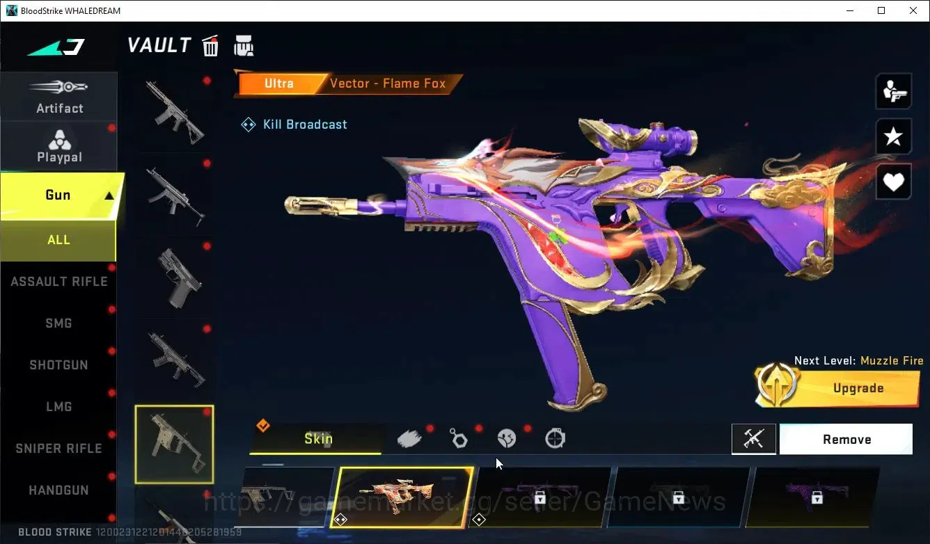 Blood Strike Accounts Collab Skin ASIA|ETERNAL DeAgle-Scorpion+Collab TR Takamichi,7DS [KArl98,QBZ95]|9 11