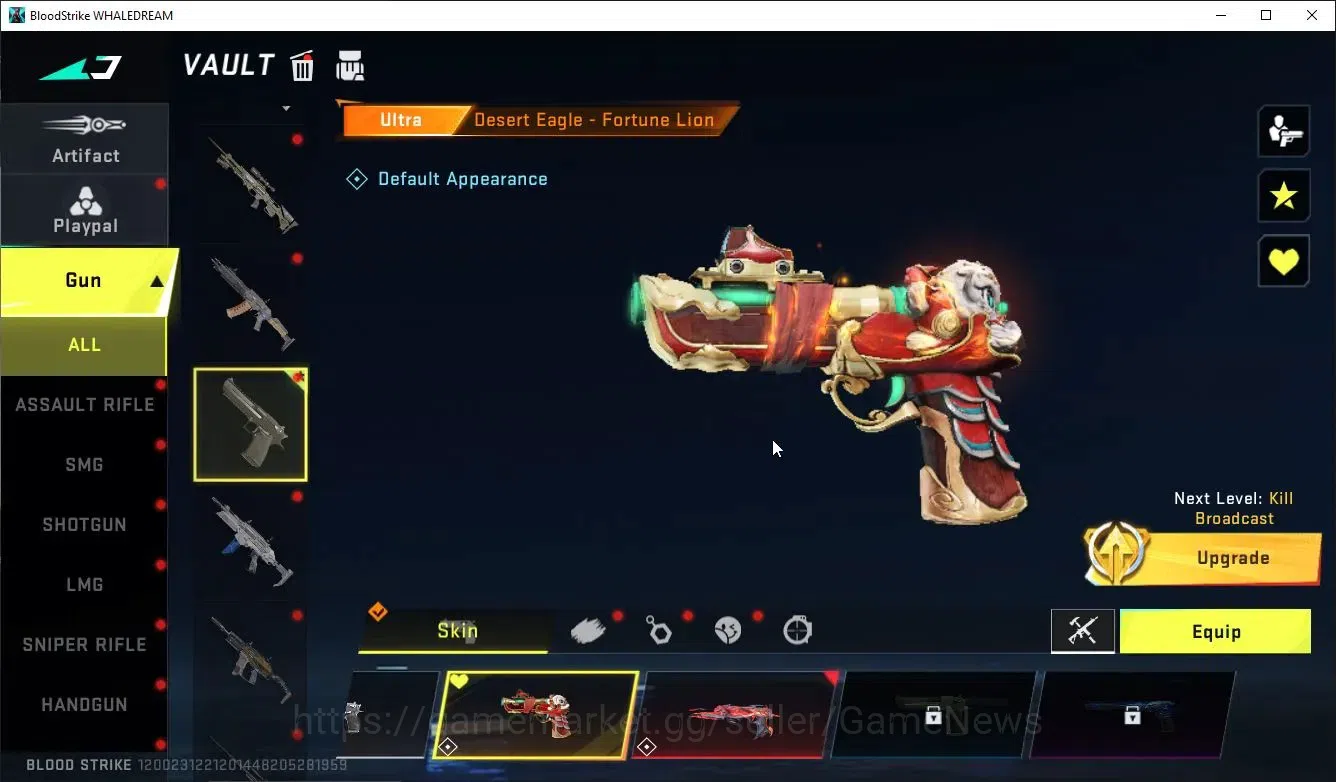 Blood Strike Accounts Collab Skin ASIA|ETERNAL DeAgle-Scorpion+Collab TR Takamichi,7DS [KArl98,QBZ95]|9 12