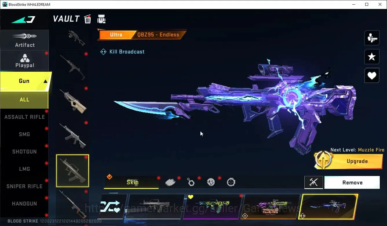 Blood Strike Accounts Collab Skin ASIA|ETERNAL DeAgle-Scorpion+Collab TR Takamichi,7DS [KArl98,QBZ95]|9 16