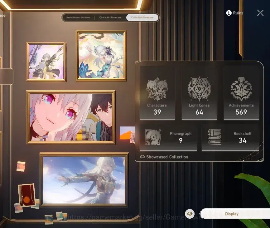 Honkai Star Rail Accounts Asia|TL 65|Elation Prem Team|13 Limited|[SW LV.999 image 3