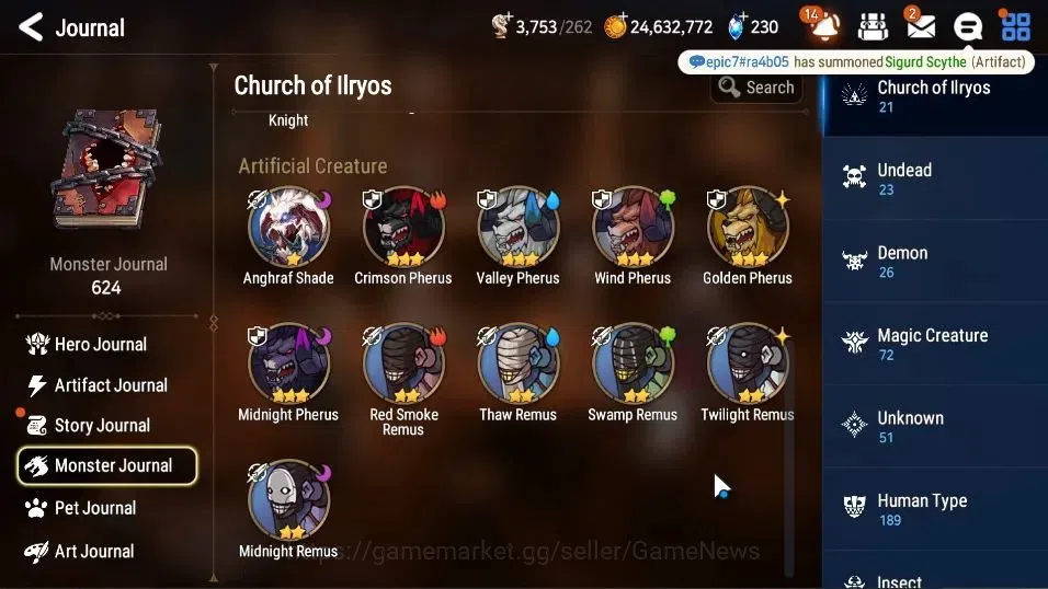 Epic Seven Accounts GLOBAL Unverif|New Era|5 ML(NM Luna,Har Setti,Stra image 10