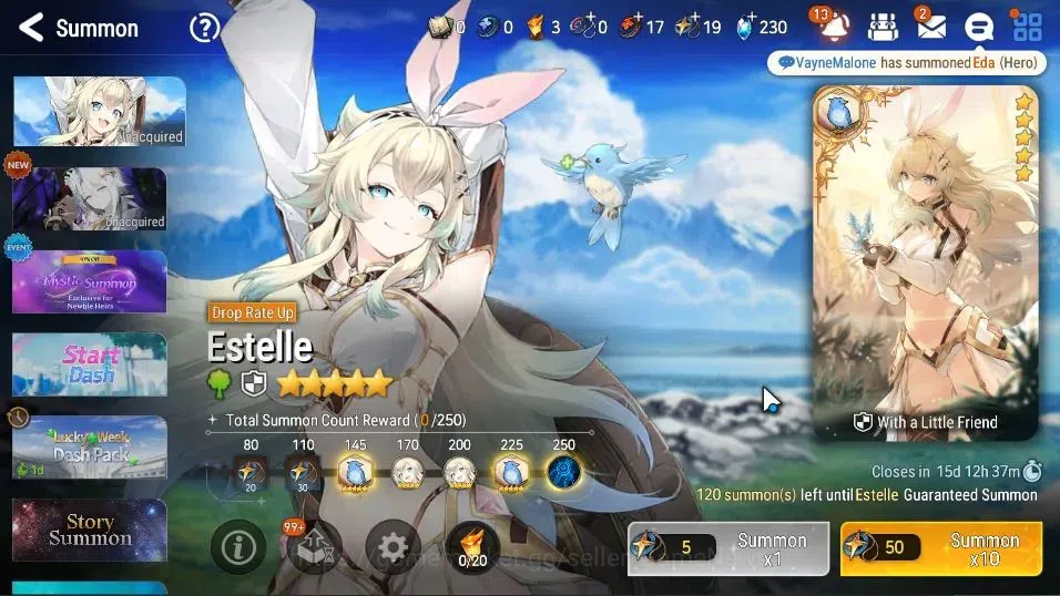 Epic Seven Accounts GLOBAL Unverif|New Era|5 ML(NM Luna,Har Setti,Stra image 18