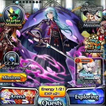 Grand Summoners Mid-Game Global|Rank 27|2 Ascend (Demon Lord Samurai Rimuru image 1